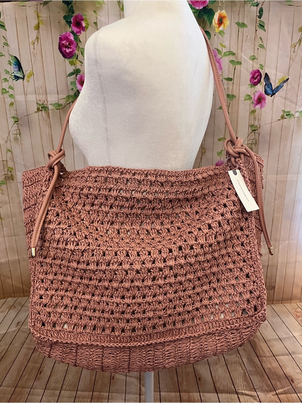 Dolce Vita Ravello Raffia Shoulder Bag - Picture 11 of 16